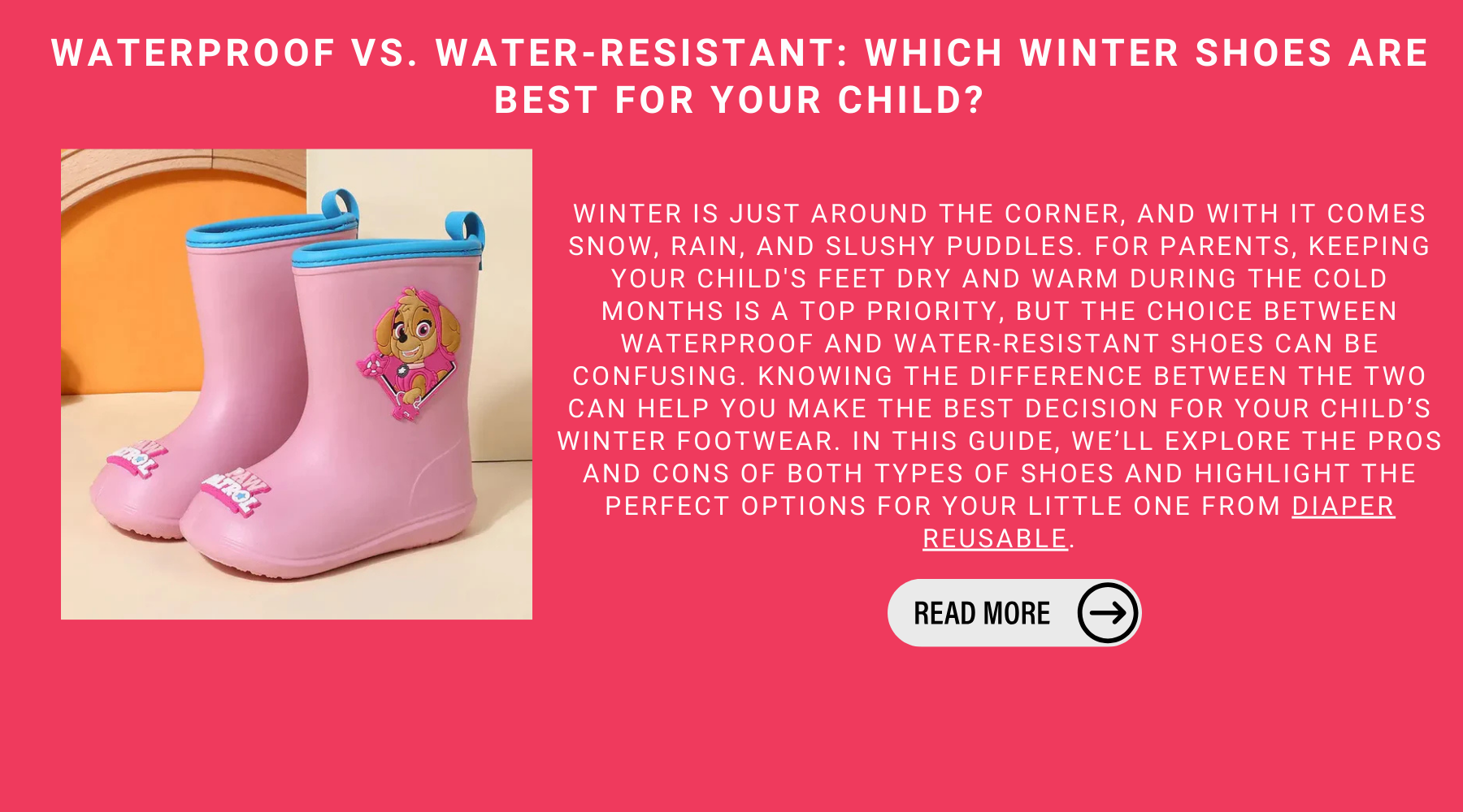 Waterproof Vs. Water-Resistant: Which Winter Shoes Are Best For Your Child?