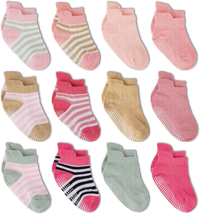 12 Pieces Non Skid Socks Sets