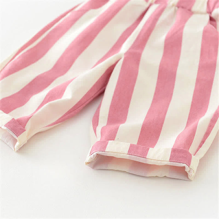 Baby Design Vertical Striped Casual Pants