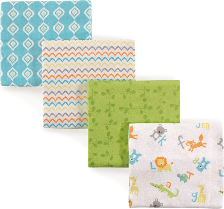 Unisex Baby Flannel Receiving Blankets