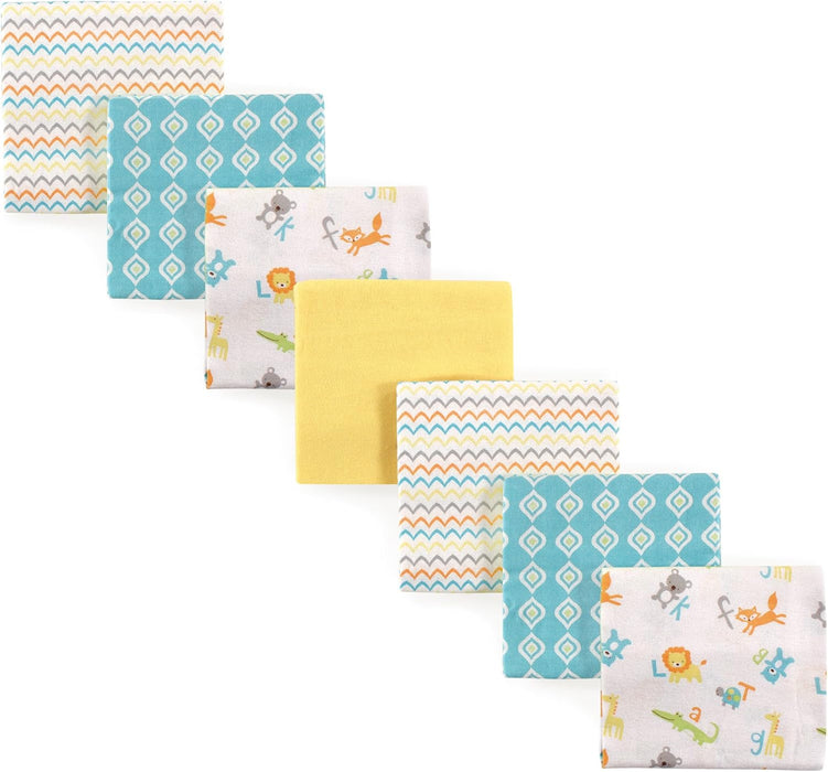 Unisex Baby Flannel Receiving Blankets