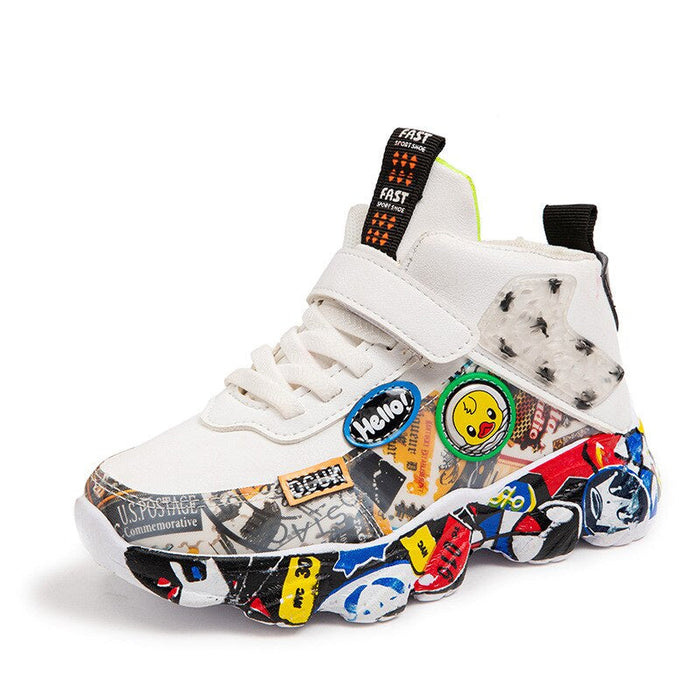 Graffiti Style Sneakers