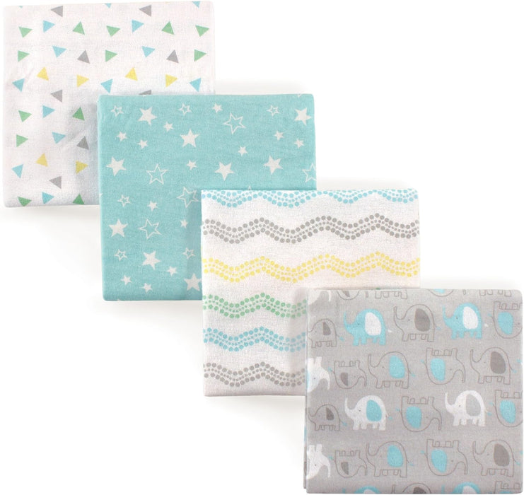 Unisex Baby Flannel Receiving Blankets