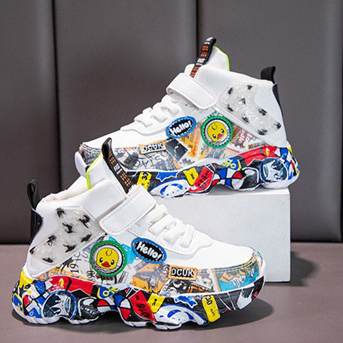 Graffiti Style Sneakers