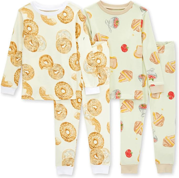 2 Pieces Long Sleeves Pajamas Set