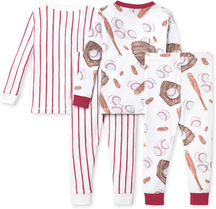 2 Pieces Long Sleeves Pajamas Set