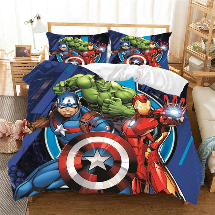 3D Iron Man Printed Bedding Set