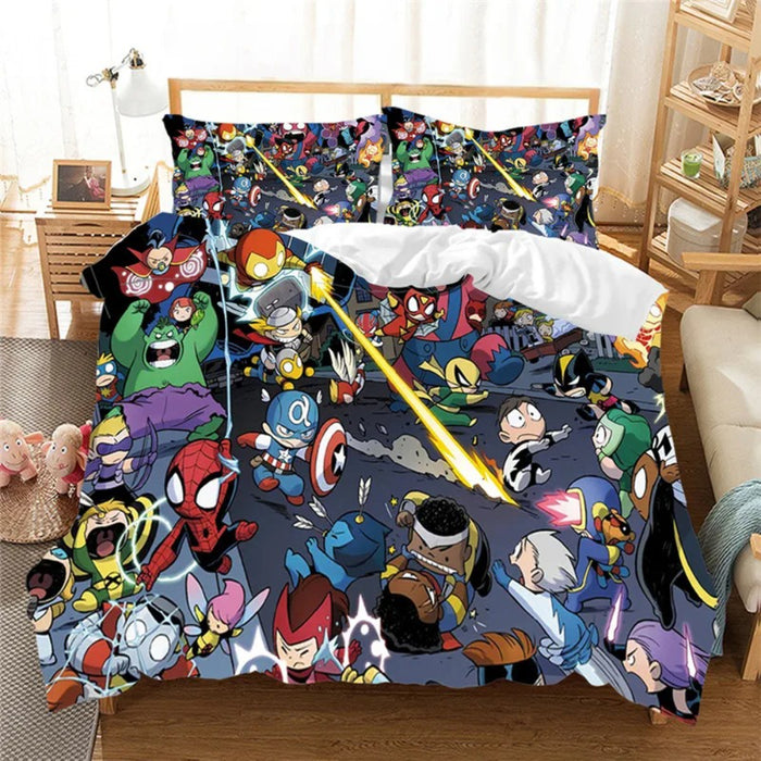 3D Iron Man Printed Bedding Set