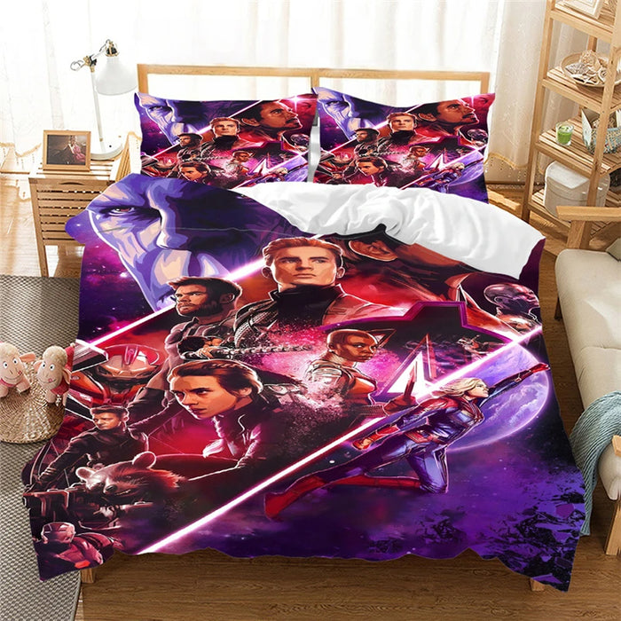 3D Marvel Avenger Bedding Sets