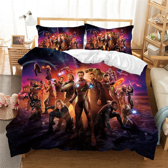 3D Marvel Avenger Bedding Sets