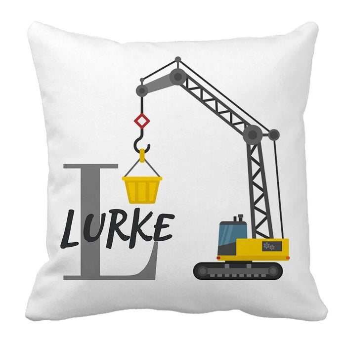 3 Piece Construction Crane Vehicle Bedding Set