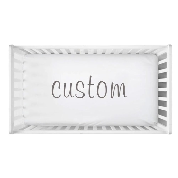 3 Piece Custom Name Crib Bedding Set