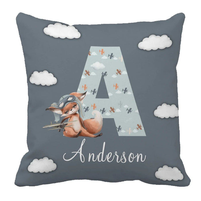 3 pieces Custom Name Airplane Bedding Set