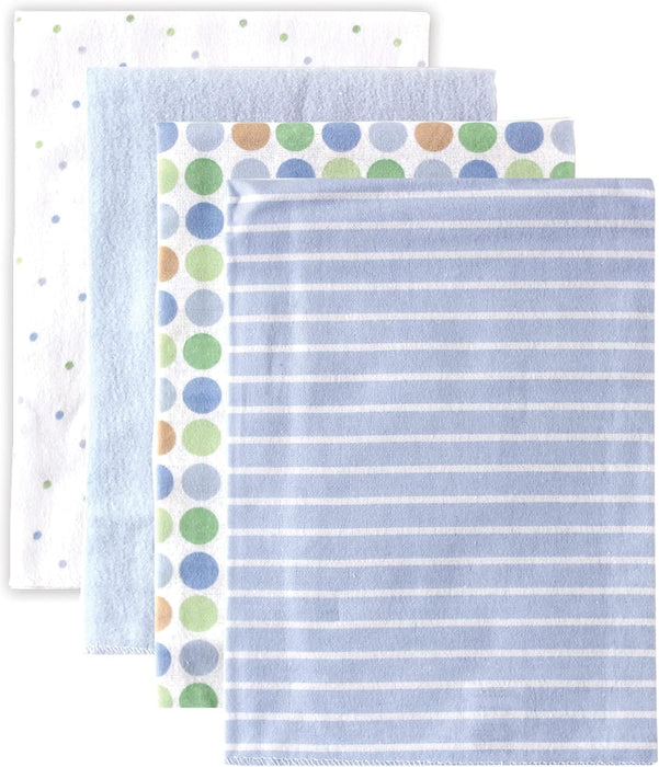 Unisex Baby Flannel Receiving Blankets