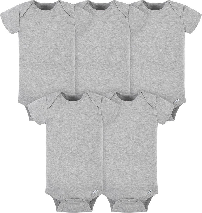 5 Pieces Short Sleeve Bodysuits