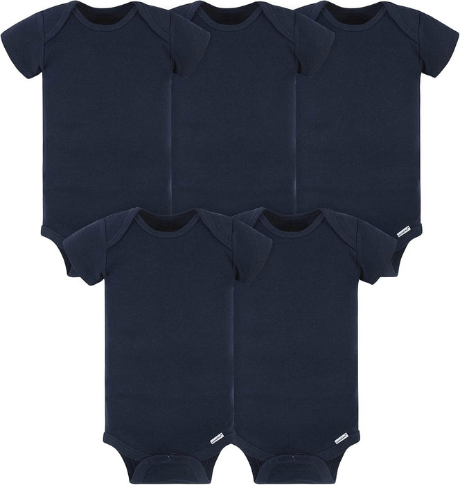 5 Pieces Short Sleeve Bodysuits