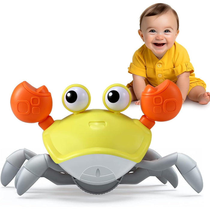 Crawling Musical Crab Interactive Baby Toy