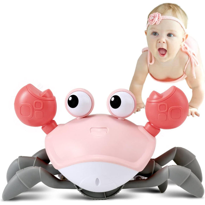 Crawling Musical Crab Interactive Baby Toy