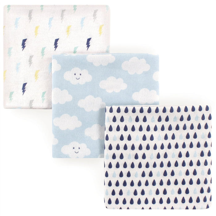 Unisex Baby Flannel Receiving Blankets