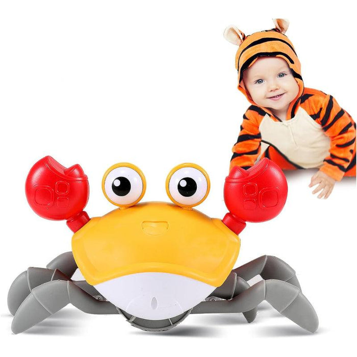 Crawling Musical Crab Interactive Baby Toy