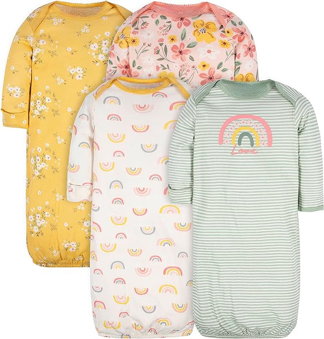 Pack Of 4 Cotton Sleepwear Gown For Baby