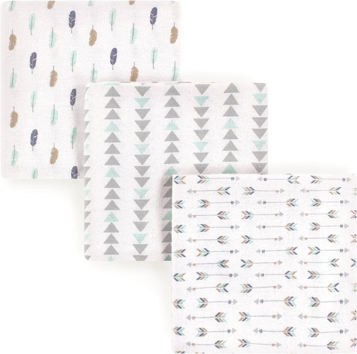 Unisex Baby Flannel Receiving Blankets