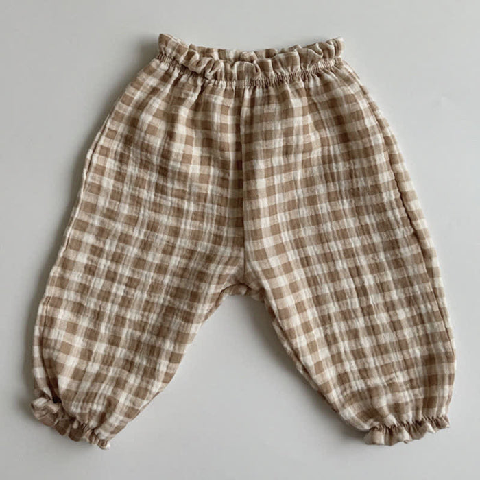 Baby Casual Printed Linen Pants