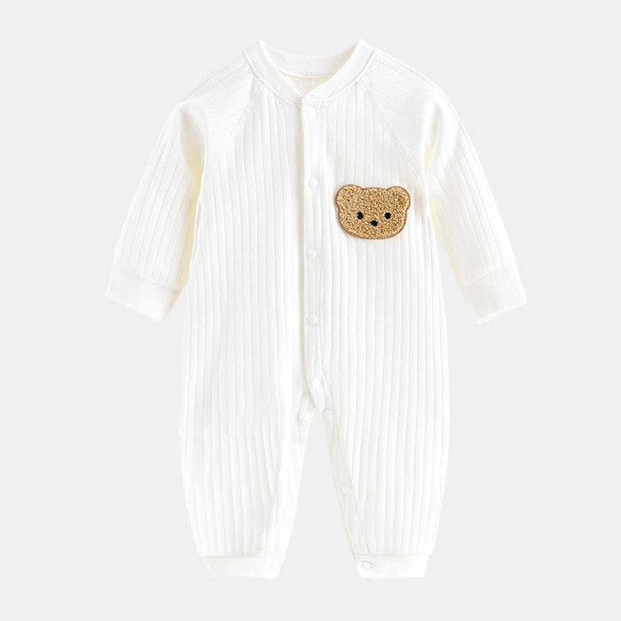 Baby Bear Patch Comfy Romper