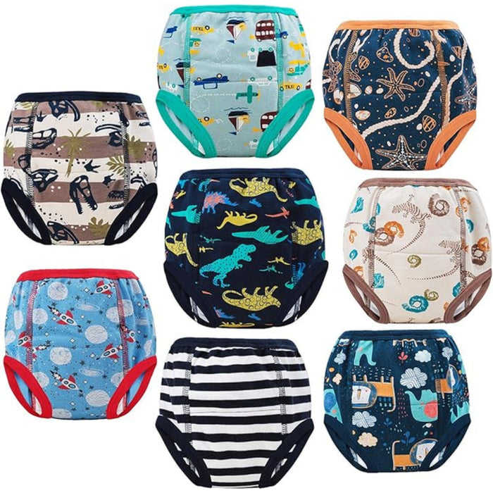 Baby Pack Of 8 Training Absorbent Underwear