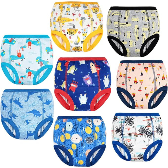 Baby Pack Of 8 Training Absorbent Underwear