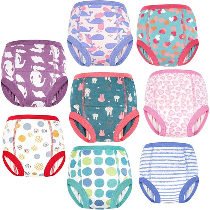 Baby Pack Of 8 Training Absorbent Underwear