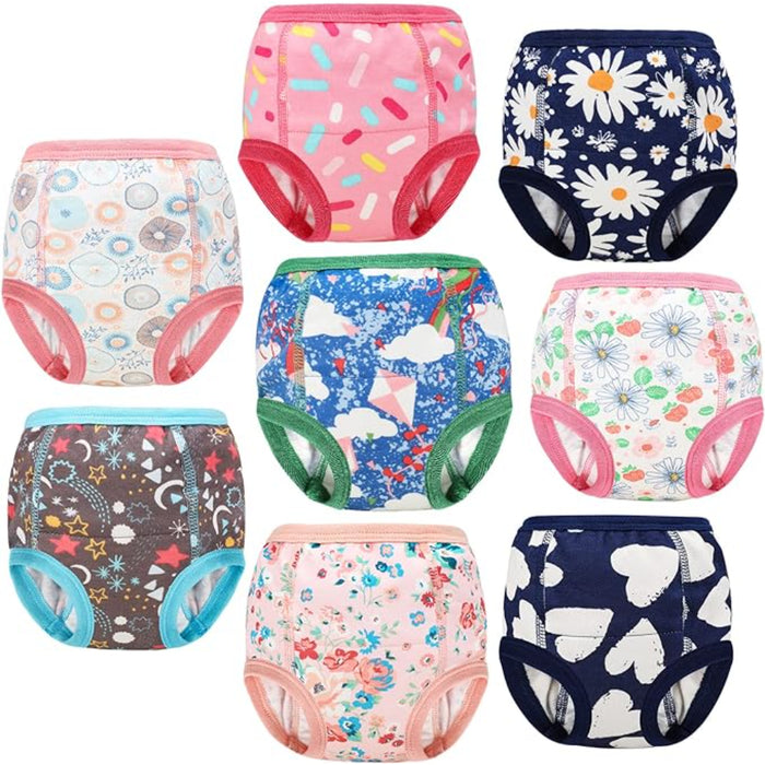 Baby Pack Of 8 Training Absorbent Underwear