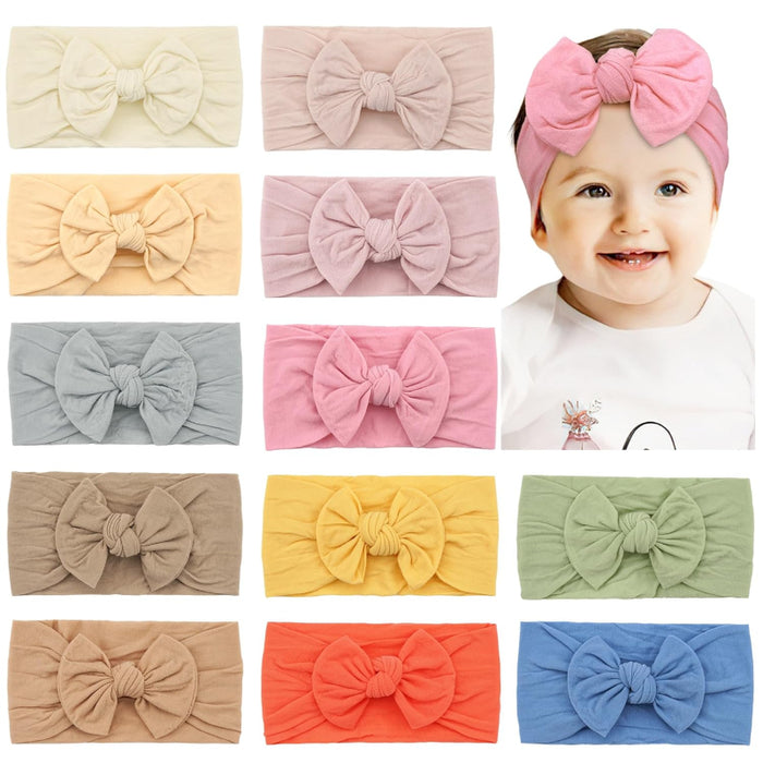 Baby Bow Comfy Headbands