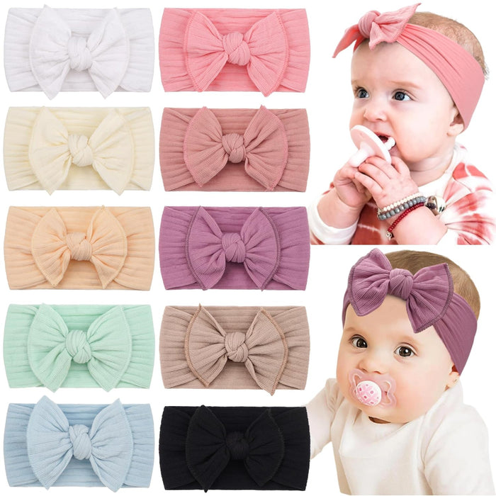 Baby Bow Comfy Headbands