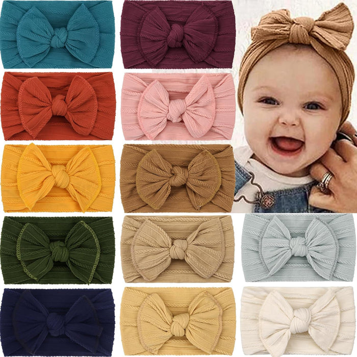 Baby Bow Comfy Headbands