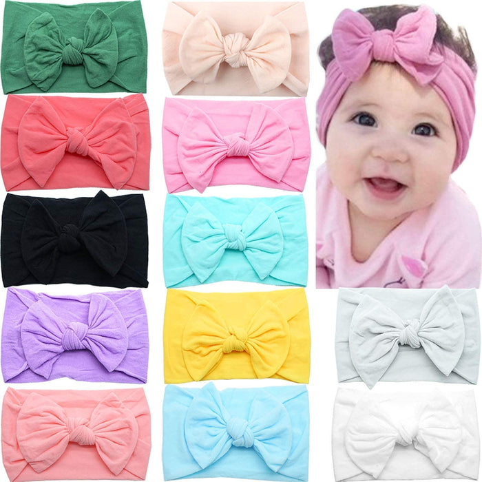 Baby Bow Comfy Headbands