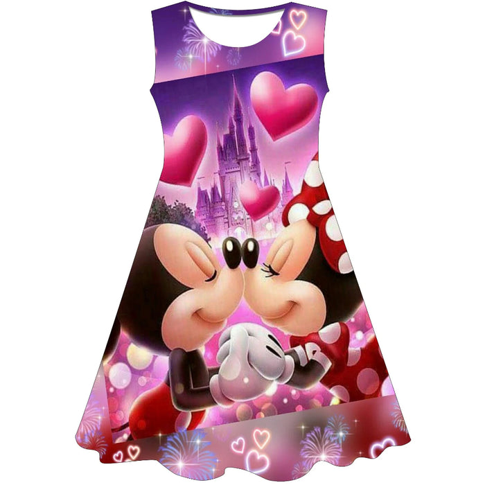 Cartoon Graphic Sleeveless Costume Dress