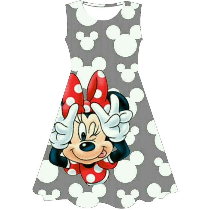 Cartoon Graphic Sleeveless Costume Dress