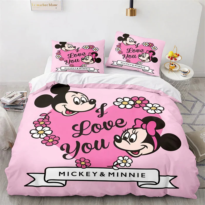 Cartoon Mickey Mouse Bedding Set