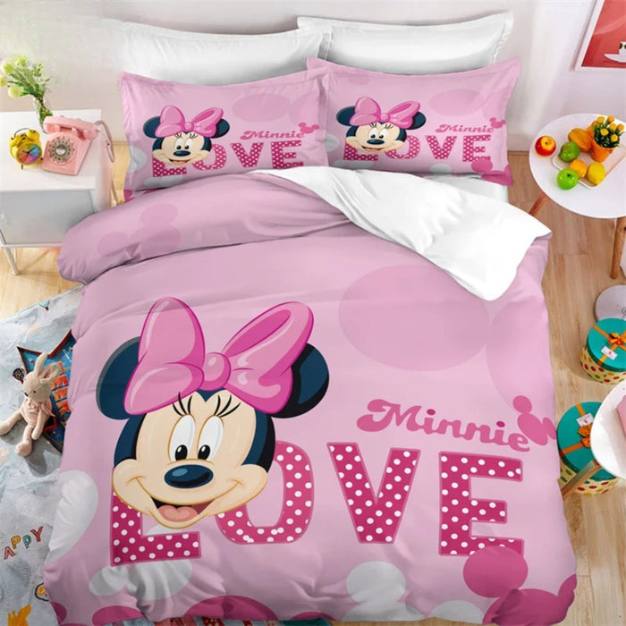 Cartoon Mickey Mouse Bedding Set