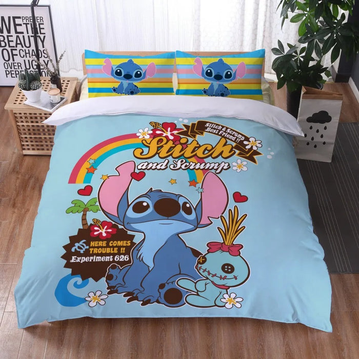 Cartoon Printed Bed Set