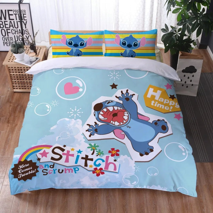 Cartoon Printed Bed Set