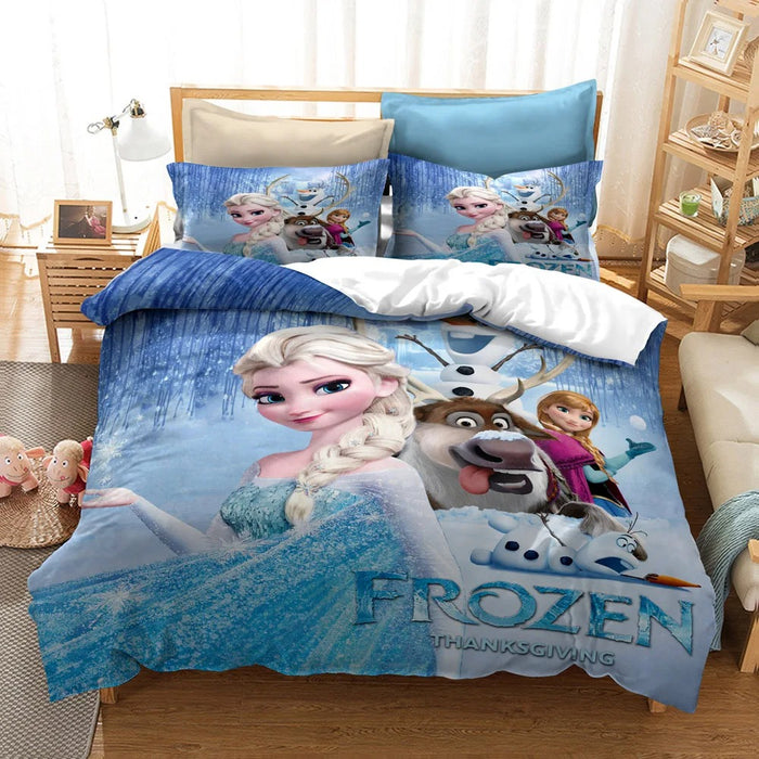 Cartoon Printed Bedding Set