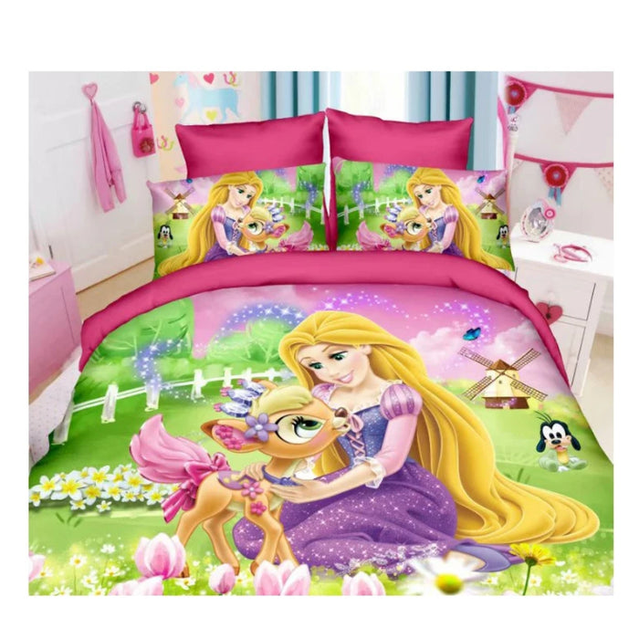 Cartoon Printed Bedding Set