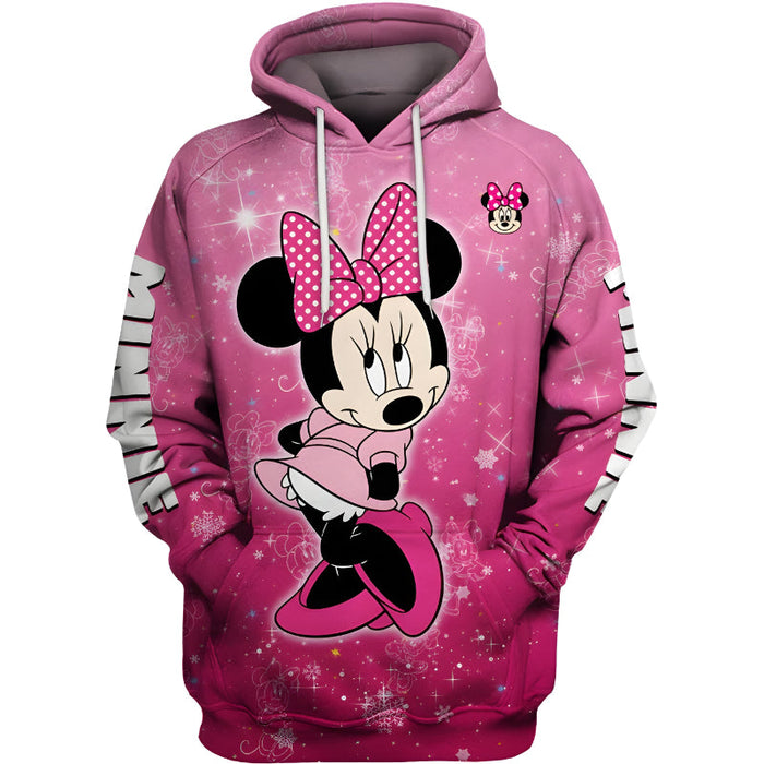 Animated Character Zip Up Hoodie For Kids