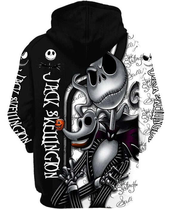 Children Black Jack Skellington Hoodie