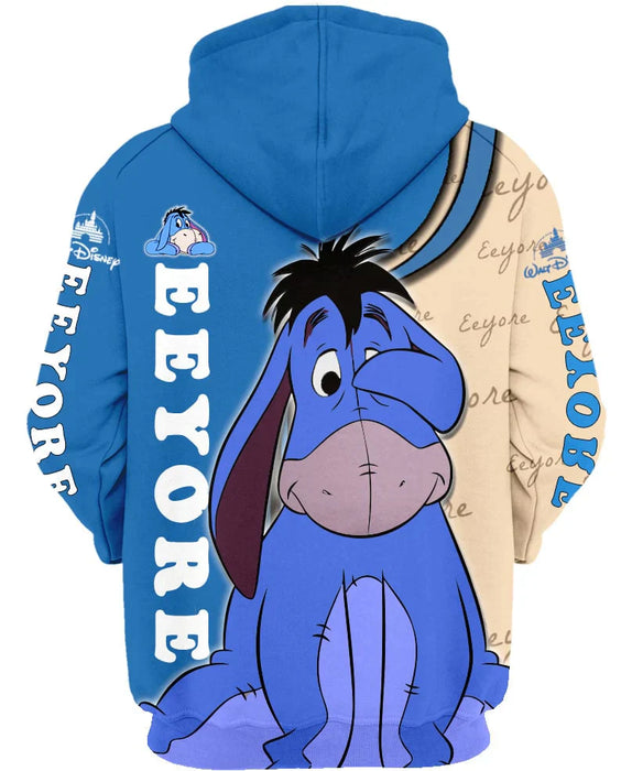 Children Eeyore Donkey Zip Up Hoodie