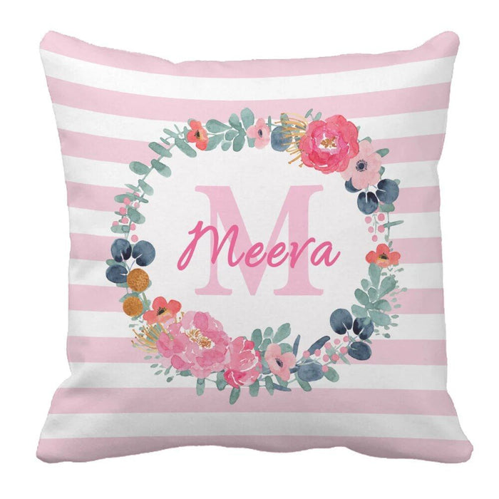 Custom Name Spring Flowers Bedding Set