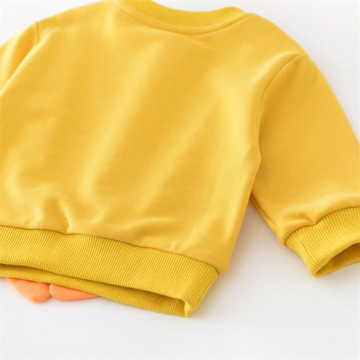 Duck Baby Sweatshirt Romper