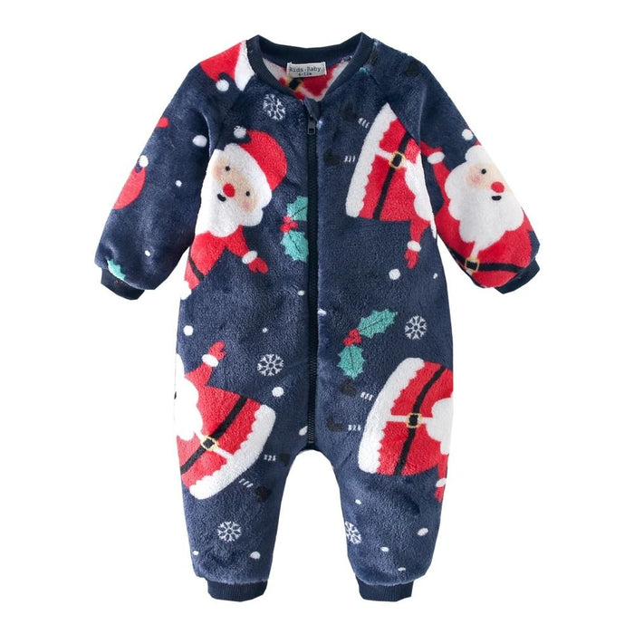 Fleece Thickened Long Sleeve Infants Rompers